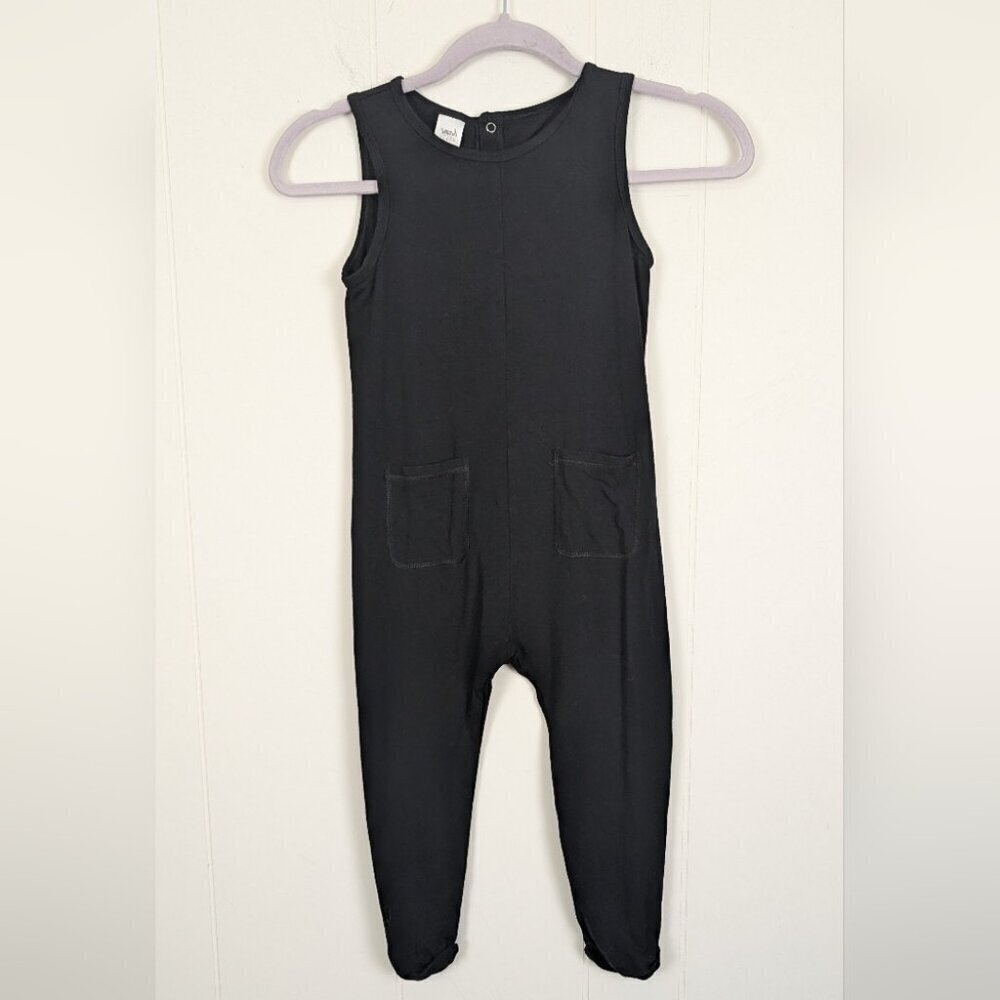 Smash + Tess Black Sleeveless Jumpsuit